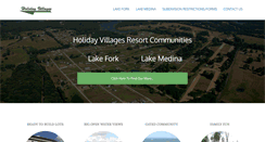 Desktop Screenshot of holidayvillages.com